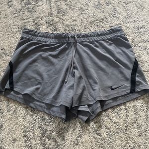 Gray Nike running shorts!!